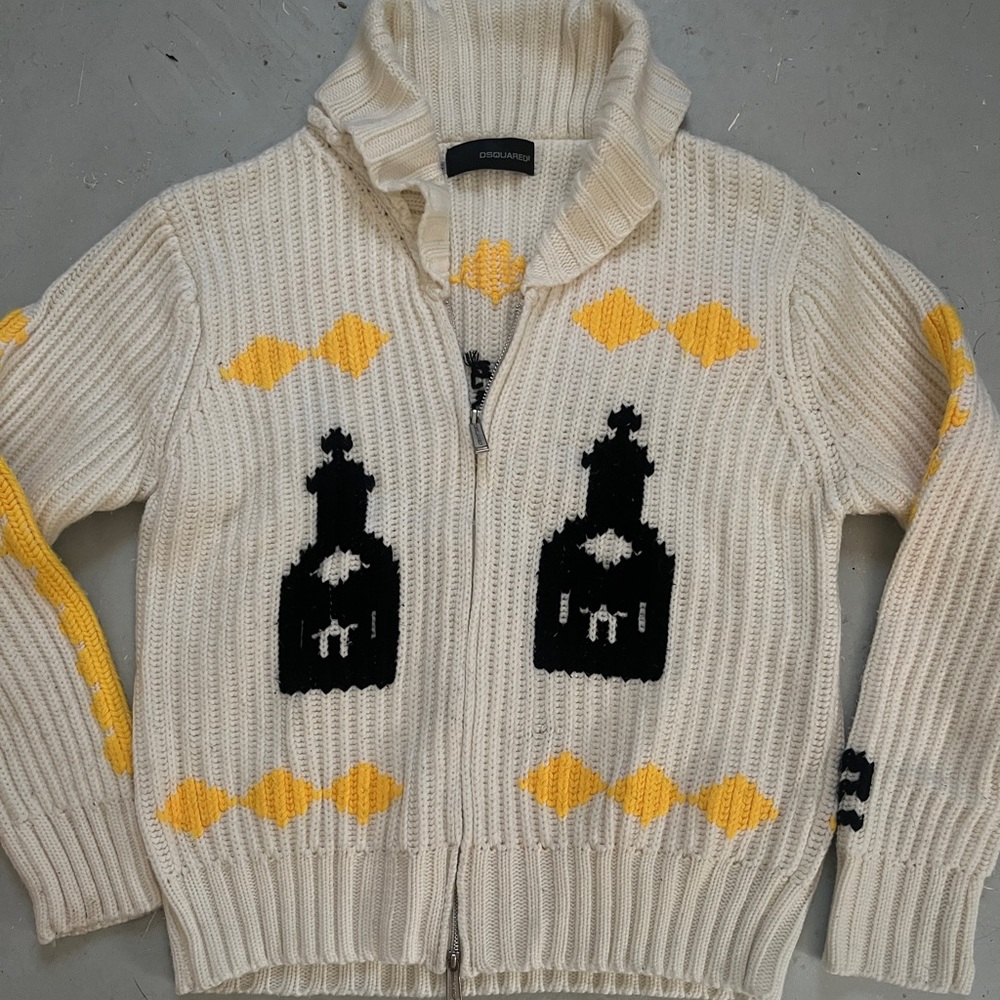 Dsquared2 Zip Cardigan Sweater - Picture 4 of 7